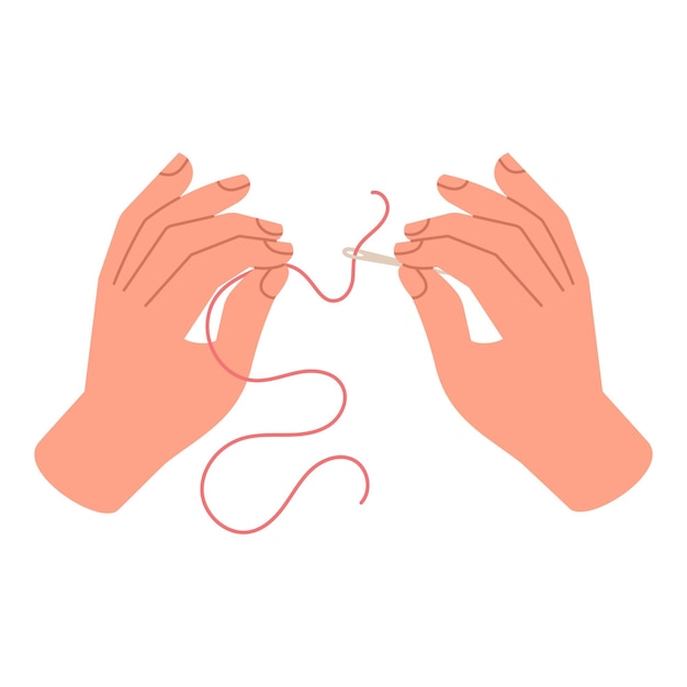 Руки вишивальниці